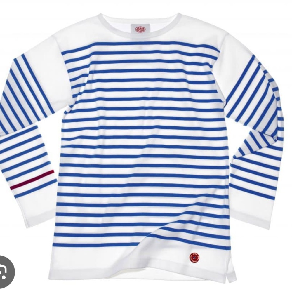 Armor Lux x MOMA Striped Long Sleeve Shirt size 2XS - Picture 10 of 10